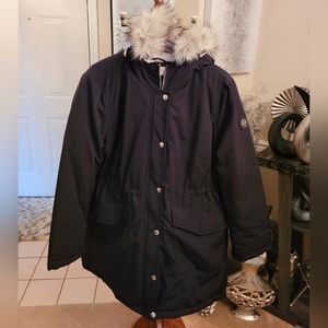 Michael Kors Womens Black Winter Coat in Size Extra Large
